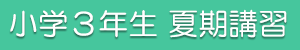 小3夏期講習